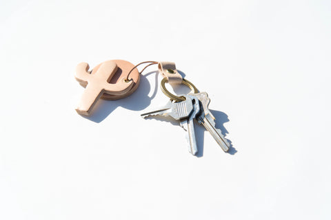 Cactus Sun Key Fob