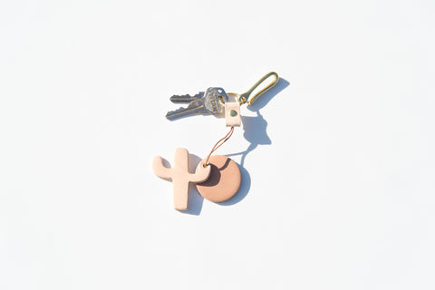 Cactus Sun Key Fob