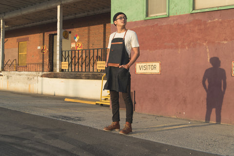Cross-Back Shop Apron