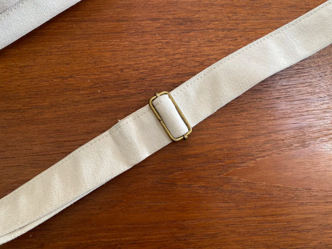 Crossbody Shoulder Strap / Canvas Hanpu Cotton - Add-on for General Tote