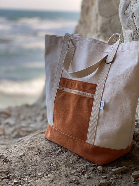 General Tote - Suede Bottom
