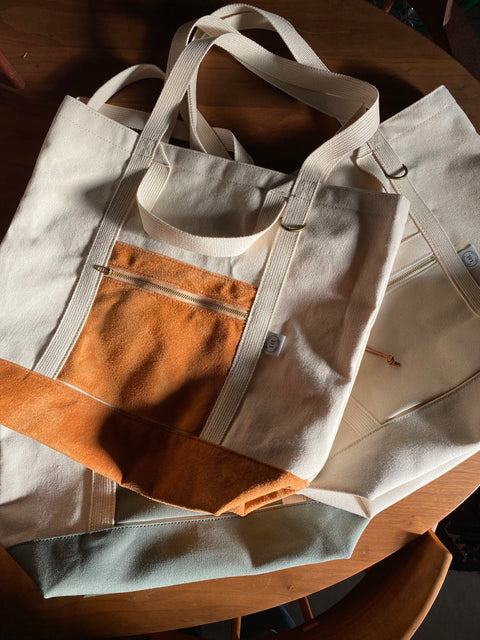 General Tote - Suede Bottom