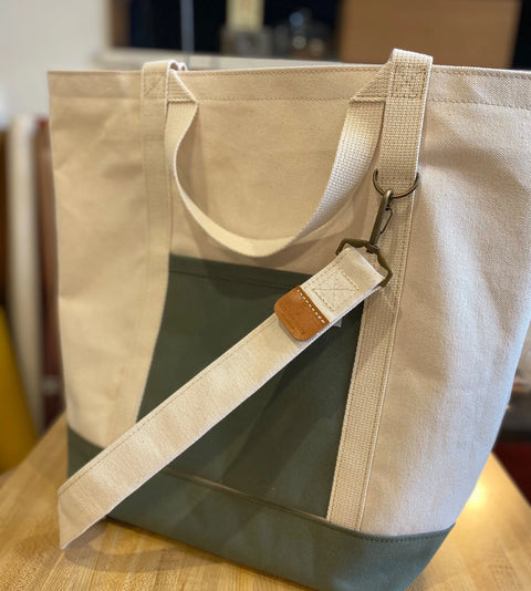 Crossbody Shoulder Strap / Canvas Hanpu Cotton - Add-on for General Tote