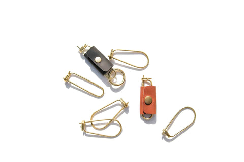 Leather Wrapped Key Carrier