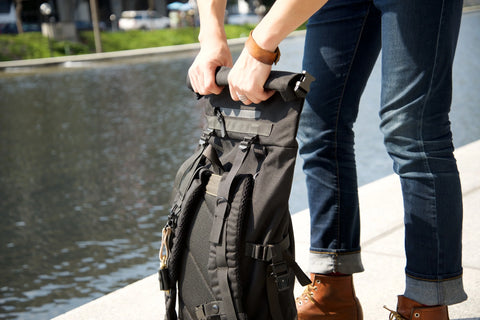 Roll-Top Commuter Backpack
