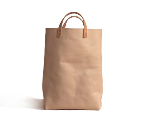 Leather Market Tote