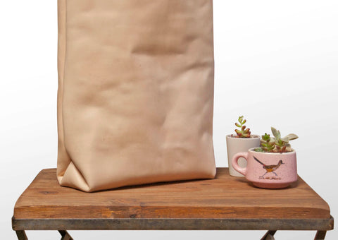 Leather Market Tote