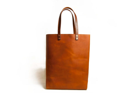 Leather Market Tote