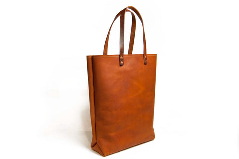 Leather Market Tote